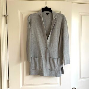 TALBOTS sweater jacket, Gray, size: XS, gently used